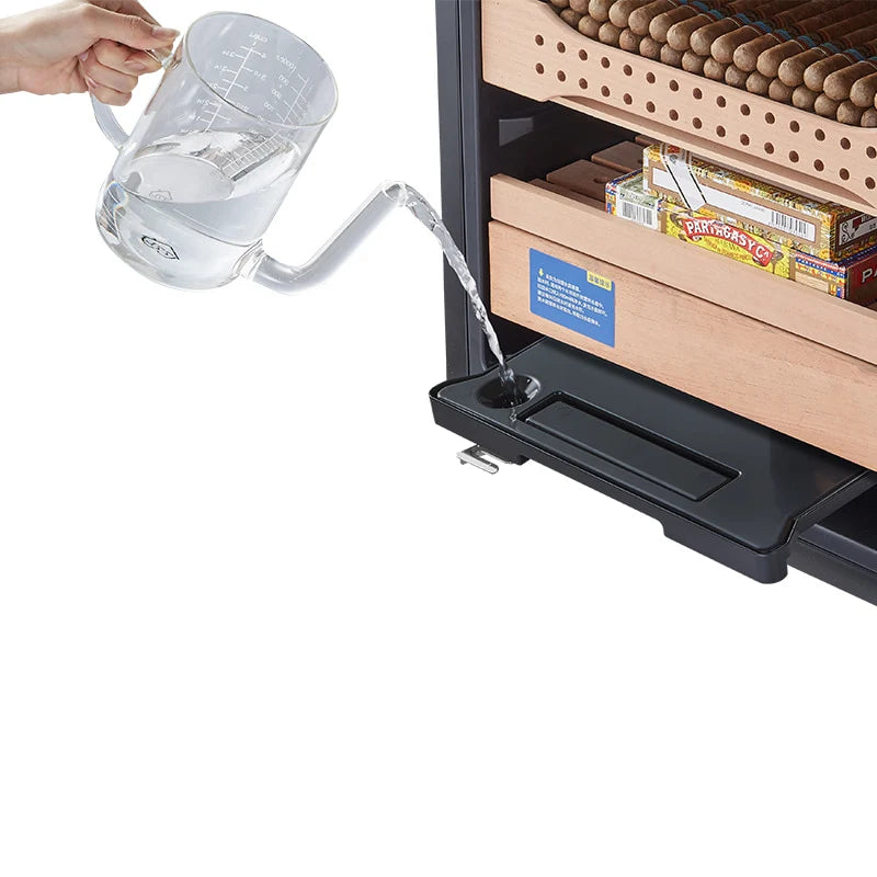 Afidano B2 — 850 Ct Electric Cigar Humidor Cabinet (Steel)