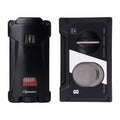 CIGARISM Cassette Style Cigar Cutter Triple Torch Jet Flame Lighter With Punches Set