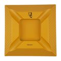 Tabletop Cigar Ashtray City Wall Style Diamond-shaped Pattern Large Size Fit 4 Cigars