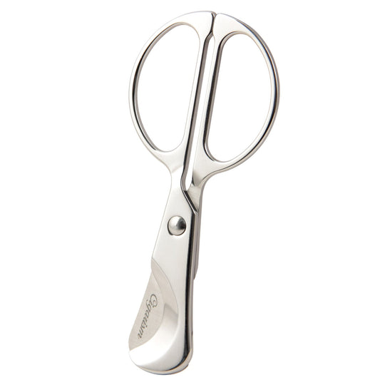 CIGARISM Hand-Polished Stainless Steel Blades Small Size Cigar Cutter Scissors
