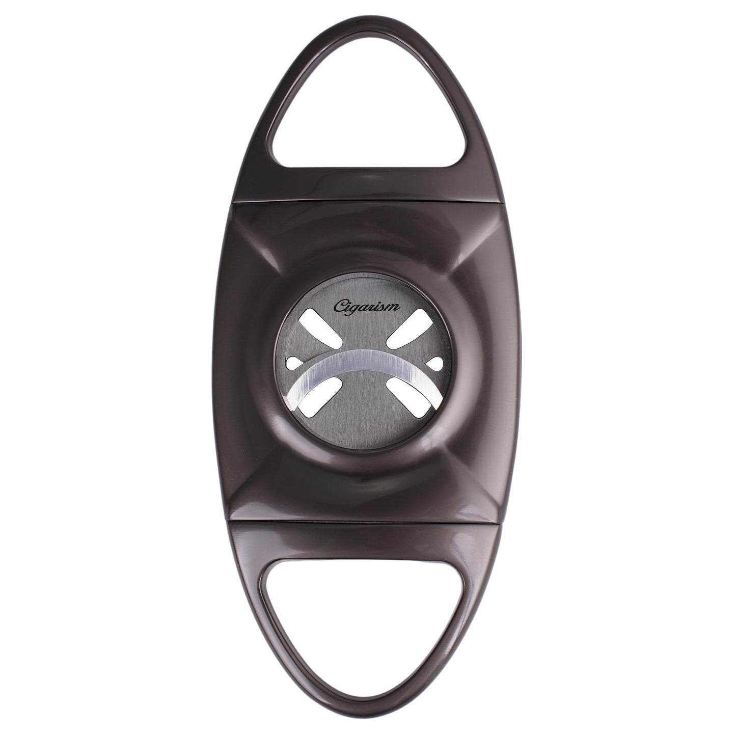 CIGARISM Large Ring Hollow-Out Blades X Straight-Cut Cigar Cutter