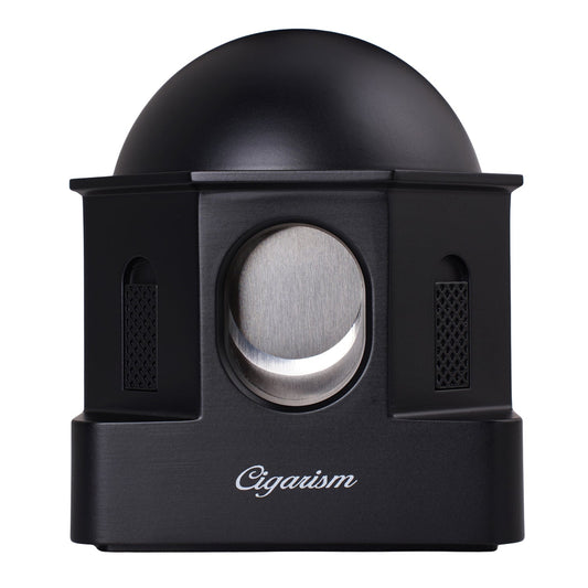CIGARISM Santorini Castle Style Desktop Cigar Cutter Guillotine Straight Cut V-Cut Torpedo Cut 4 in1