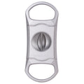 CIGARISM Silver Finish Zinc Alloy V-Cut Cigar Cutter