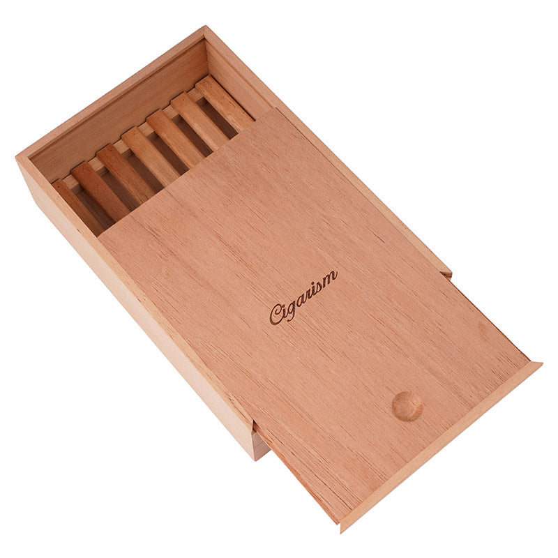 Spanish Cedar Fermentation Cigar Humidor Box 10-15 Count