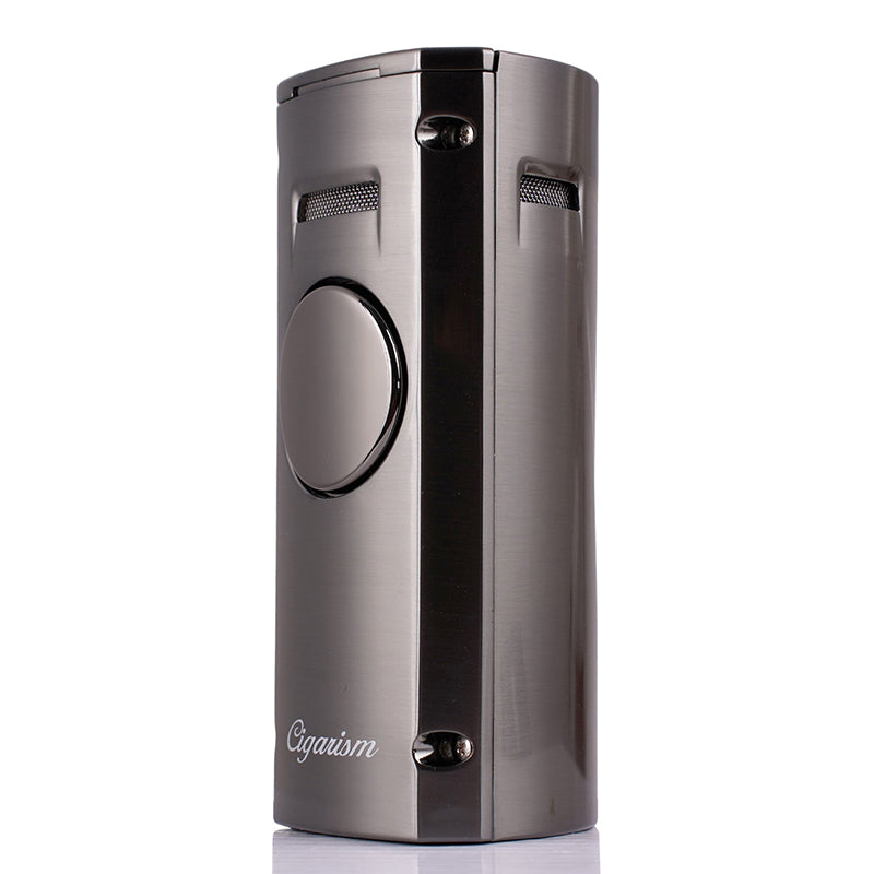 CIGARISM Desktop 4-Torch Flame Iron Man Cigar Lighter