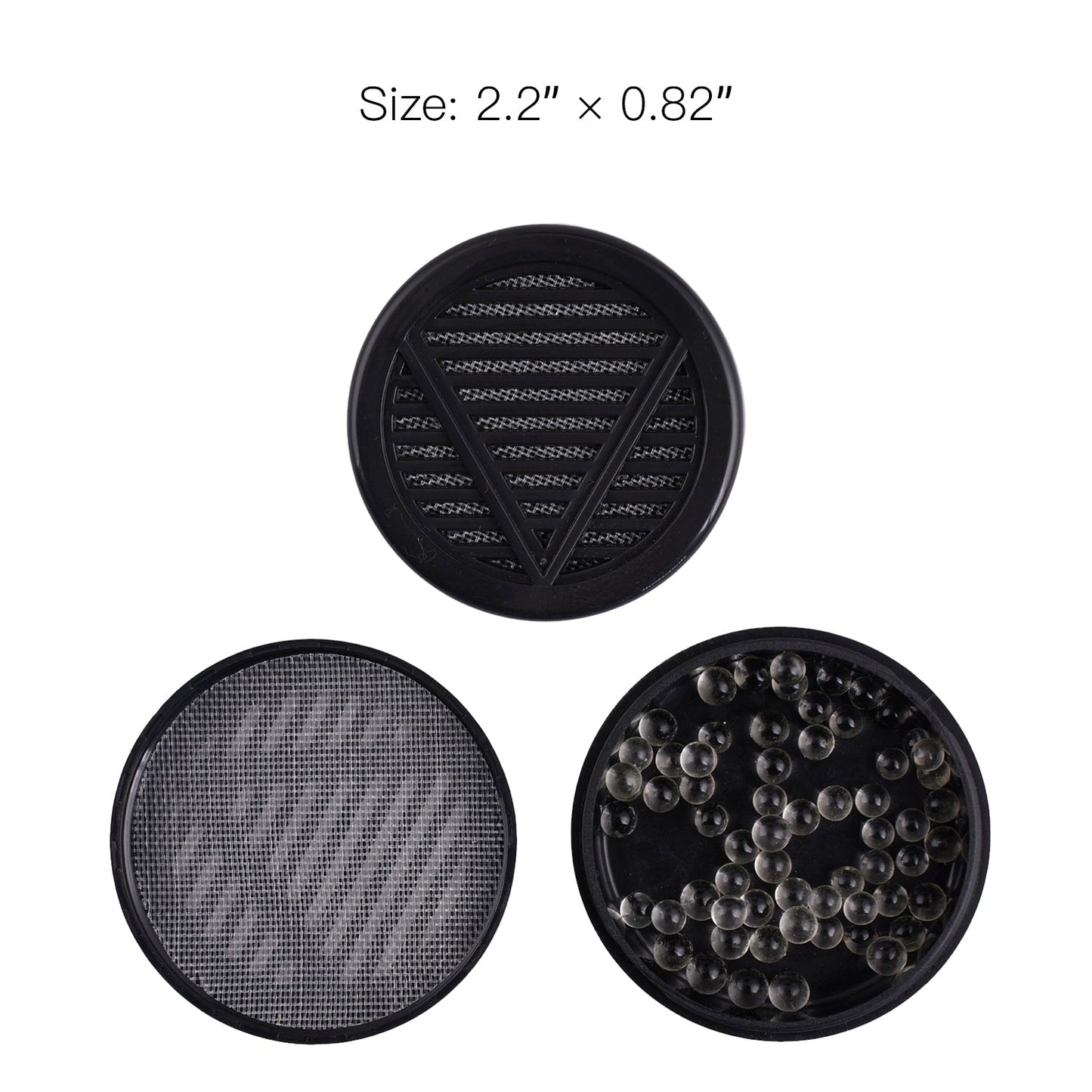Pack of 3 Small Round Humidifier for Cigar Humidor Crystal Gel Beads