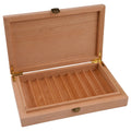 Spanish Cedar Fermentation Cigar Humidor Box Fit Cigar Cabinet Natural Solid Wood 10-Small