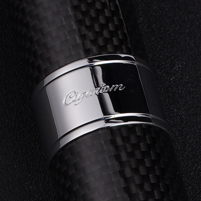 CIGARISM Cigar Travel Tube Humidor Case Real Carbon Fiber Up to Ring Gauge 64