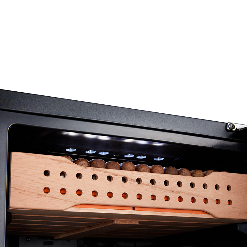 Afidano B1 — 400 Ct Electric Cigar Humidor Cabinet (Steel)