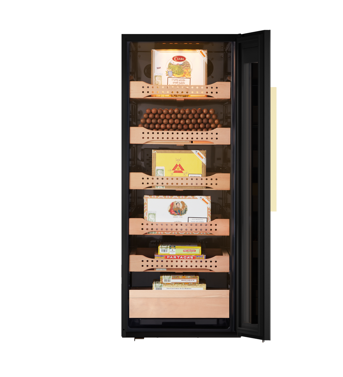 Afidano B4 — 1200 Ct Electric Cigar Humidor Cabinet (Steel)