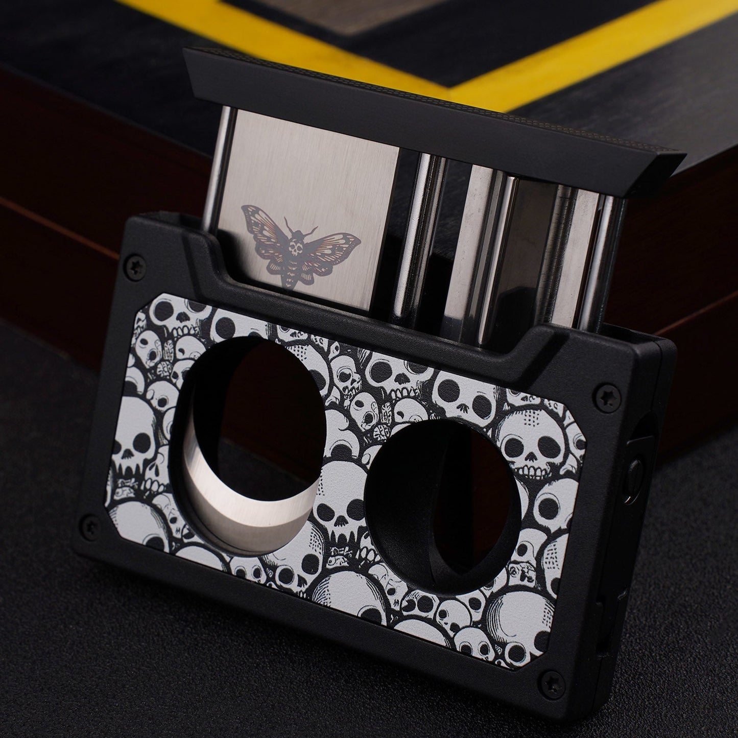 CIGARISM Luxury Cigar Lighter Cutter Ashtray Set Smoking Accessory Kit Limited Collection