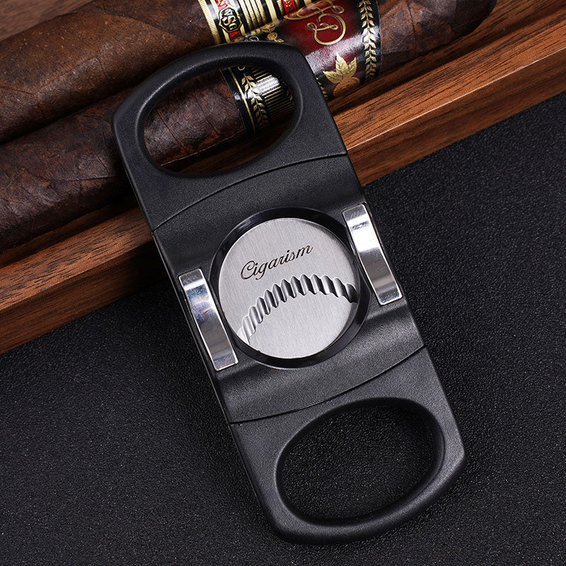 CIGARISM Plastics Large Ring Straight-Cut Cigar Cutter