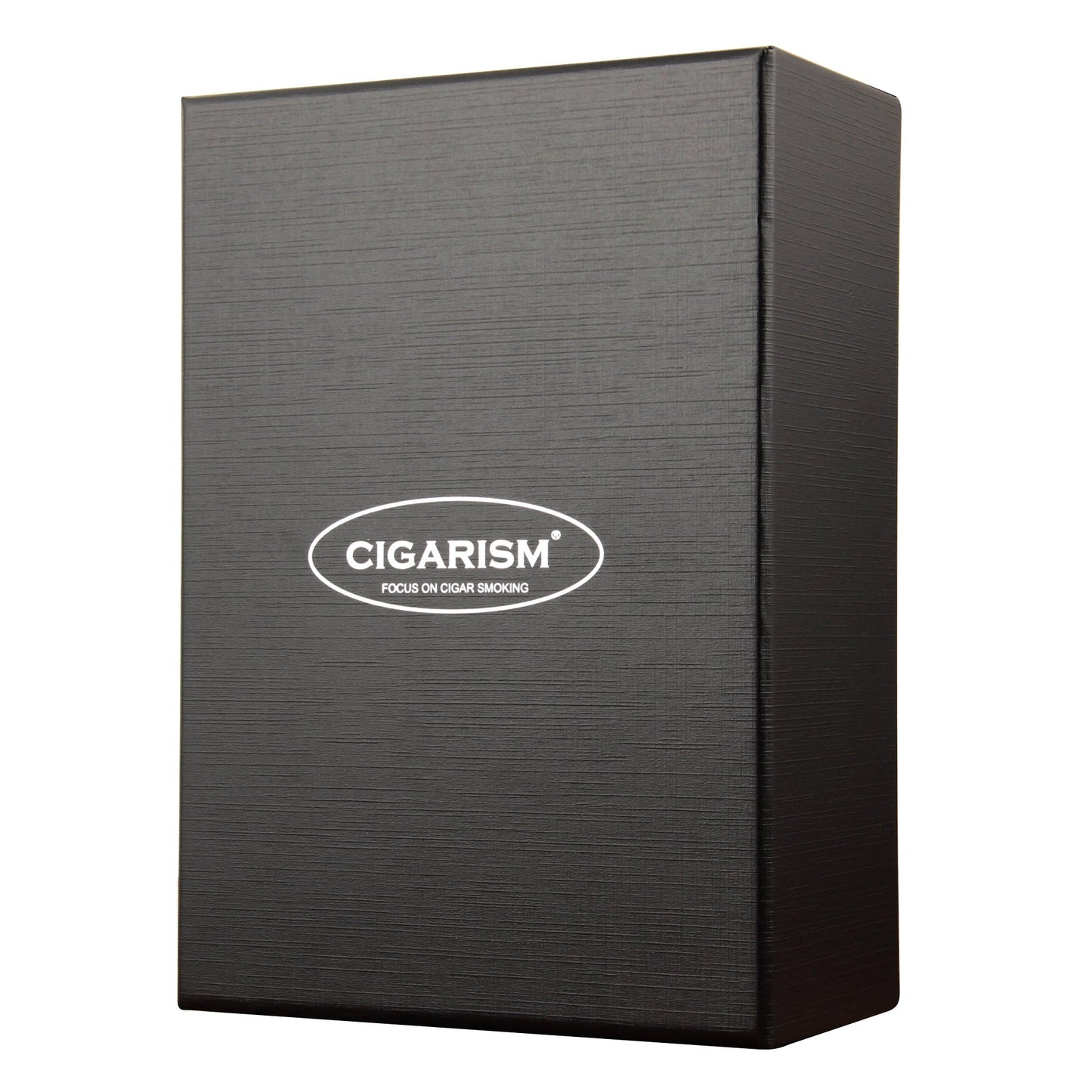 CIGARISM Genuine Leather Spanish Cedar Lined Cigar Travel Case Humidor With Cutter Lighter Set 4 Count