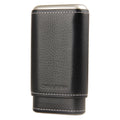 CIGARISM Genuine Leather Cedar Lined Cigar Travel Holder Case 3 Count