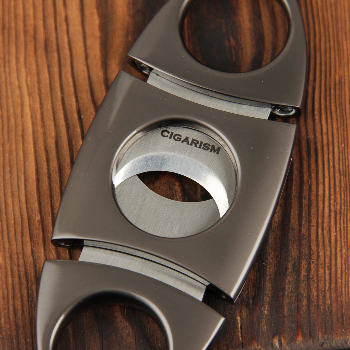 CIGARISM Round Handles Zinc Alloy Cigar Cutter