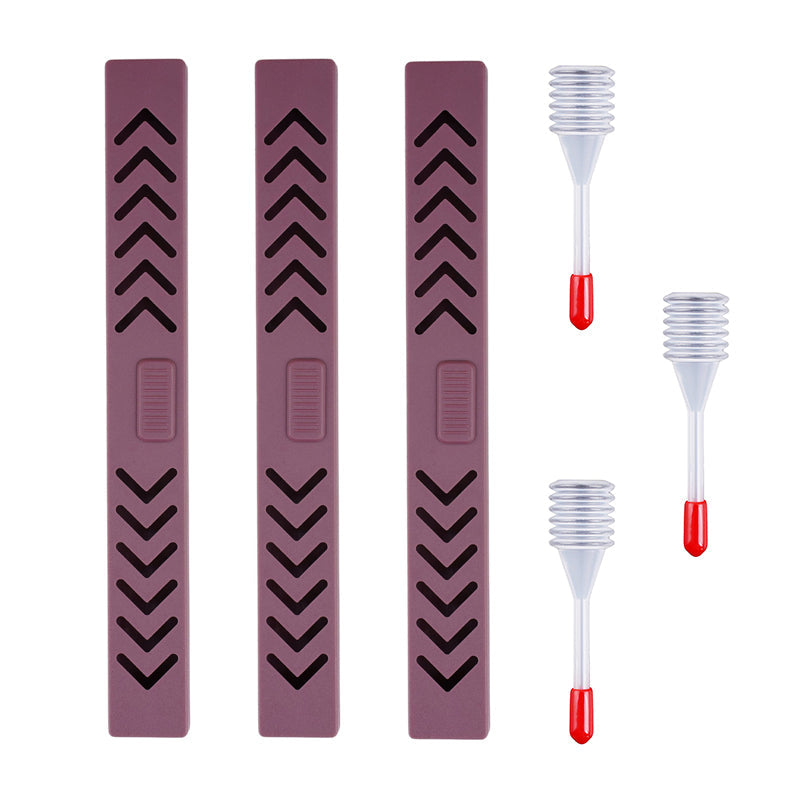 Pack of 3 CIGARISM Plastics Crystal Beads Cigar Humidifier Bar Stick for Cigar Humidor W/Dropper