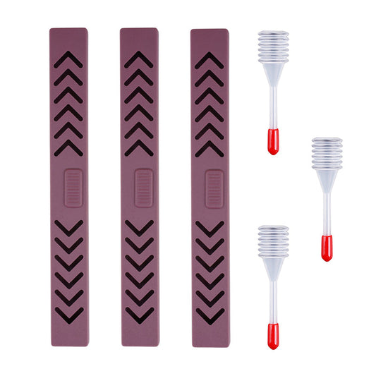 Pack of 3 CIGARISM Plastics Crystal Beads Cigar Humidifier Bar Stick for Cigar Humidor W/Dropper